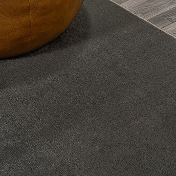 Twyla Classic Solid Low-Pile Machine-Washable Area Rug